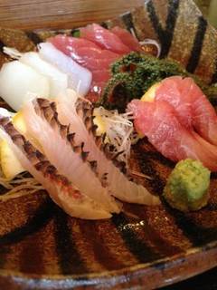 今魚のお刺身盛り合わせ