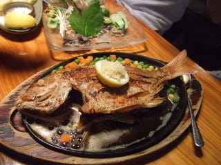魚のバター焼き定食