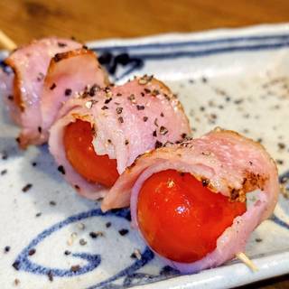 トマトベーコン巻串