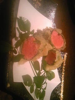 明太子の大葉揚げ