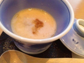 柔らか肉の茶碗蒸し