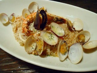 海の幸いっぱいのリゾット