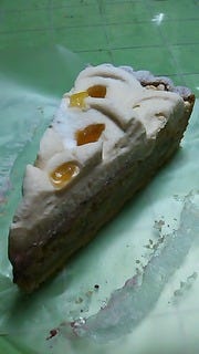 栗とメイプルのタルト