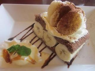 バナナチョコレートショートケーキ