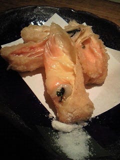 明太チーズのもちもち湯葉巻き揚げ