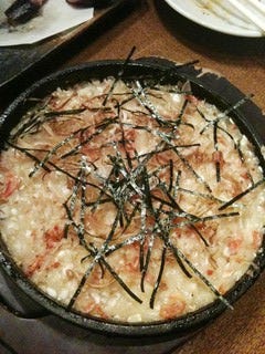 トロロもんじゃ焼き