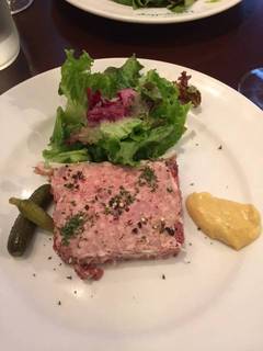 鴨肉と豚肉のパテ