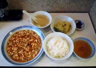 麻婆豆腐ランチ