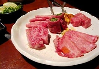 本日のお肉盛り合わせ