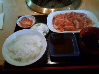 牛カルビ切り落とし肉１．５倍盛