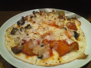 本日のキノコピザ