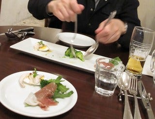 パルマ産生ハムの前菜