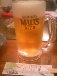 モルツ生ビール