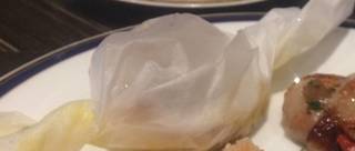 松茸と白身魚の紙包み蒸し