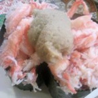 カニ味噌軍艦巻