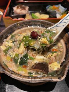 特製、薬膳鳥骨鶏スープ雑炊盆