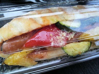 いろいろ野菜とチョリソーのパニーニ