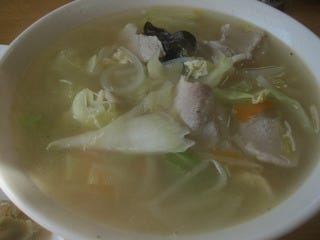 素葉湯麺
