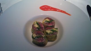 秋刀魚と旬野菜のインポルティーニ