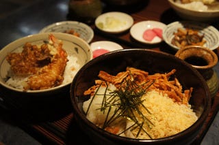 やぶ天丼とやぶそばのセット
