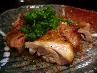 鶏もも肉のオーブン焼き　おろしバターポン酢