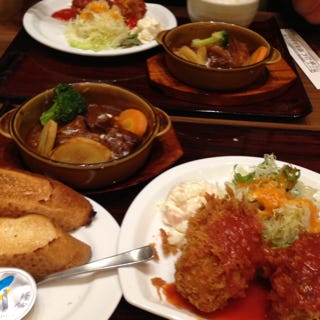 ビーフシチューランチ