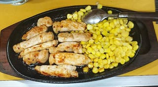 鉄板ポークステーキ