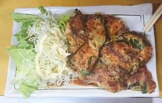 ニラチーズチヂミ