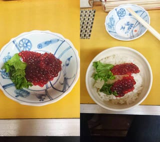 筋子の醤油漬け