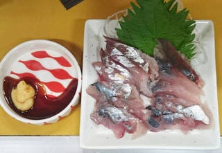 アジのお刺身