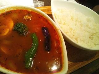 野菜カレー　赤