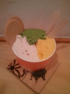 かぼちゃアイス