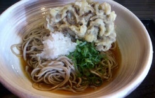 舞茸天ぷら冷やしそば