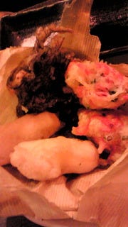 スヌイ天　紅しょうが天　イカ天