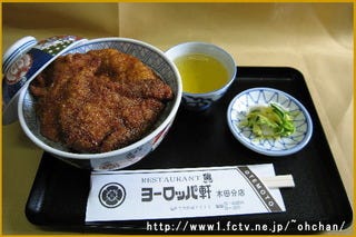 カツ丼。ソースカツ丼。