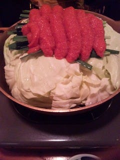 かねふく明太もつ鍋