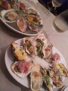 グリルオイスター盛り合わせ