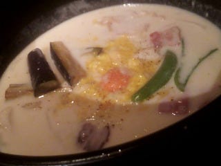 カルボナーラのおうどん