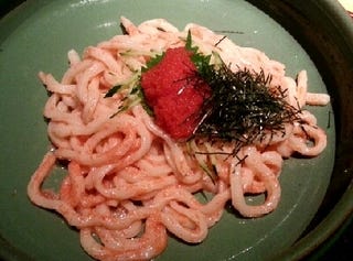 明太子のおうどん
