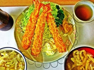 海老フライランチ