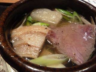 丹波牛のしゃぶしゃぶ風