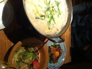 もつ鍋　白味噌