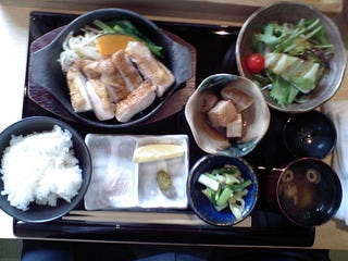 地鶏鉄板焼御膳