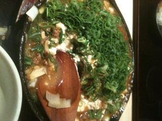 鉄なべマーボー