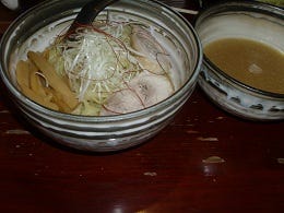 夏麺　鶏白湯塩つけ麺