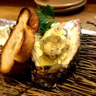 大分産真牡蠣のガーリックバター