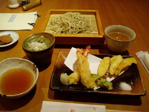 天ぷらとざるぞば