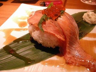 鮭といくらの寿司