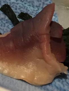 ほっき貝のお刺身