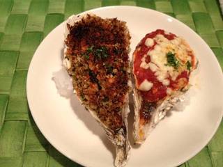 焼き牡蠣２種盛り合わせ